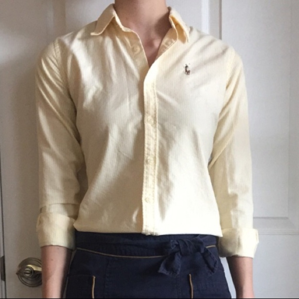 RL Classic Slim Fit Seersucker Button Down